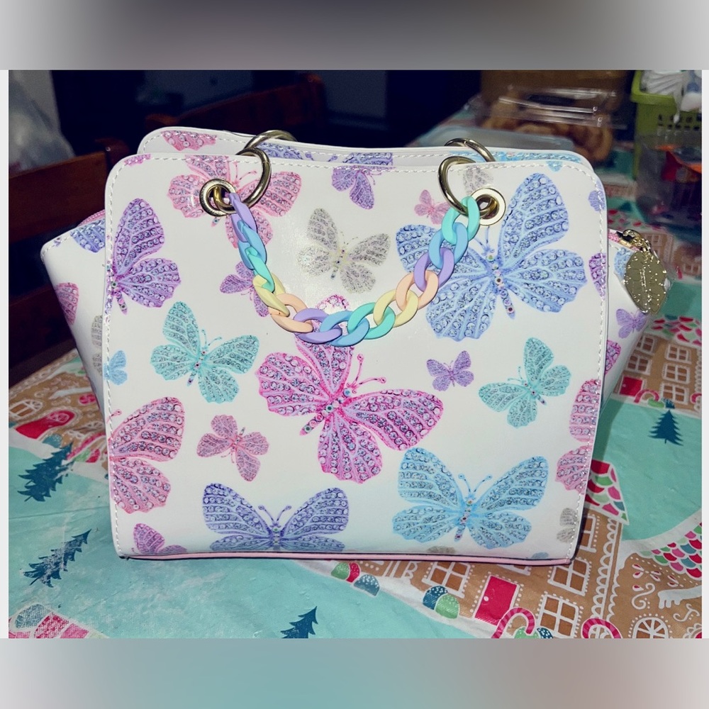 Luv Betsey Johnson Purse Crossbody Satchel Bag